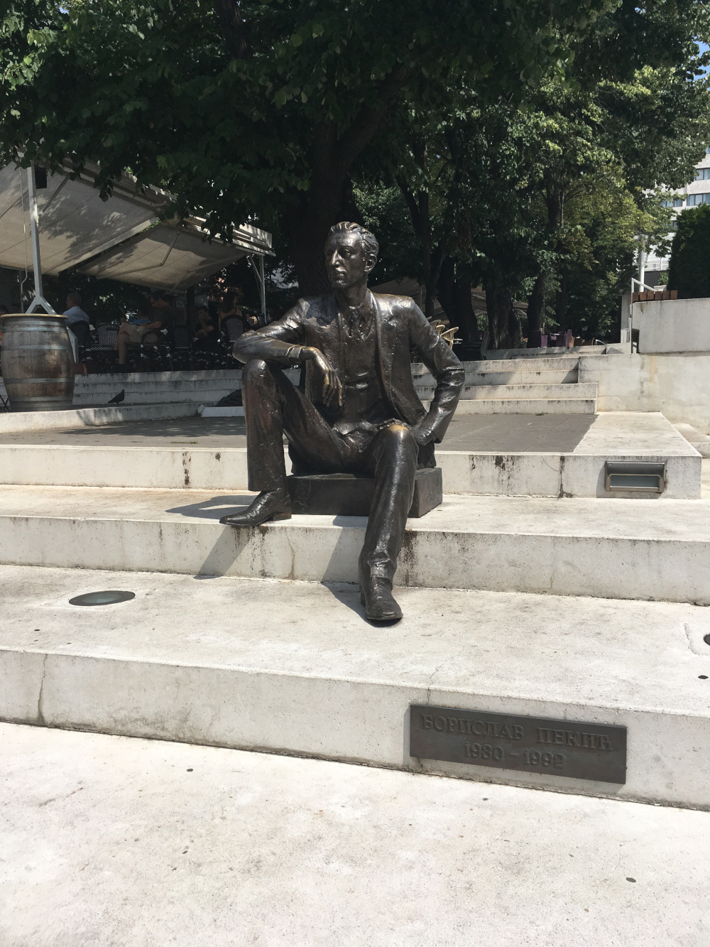 Monument to Borislav Pekić, writer