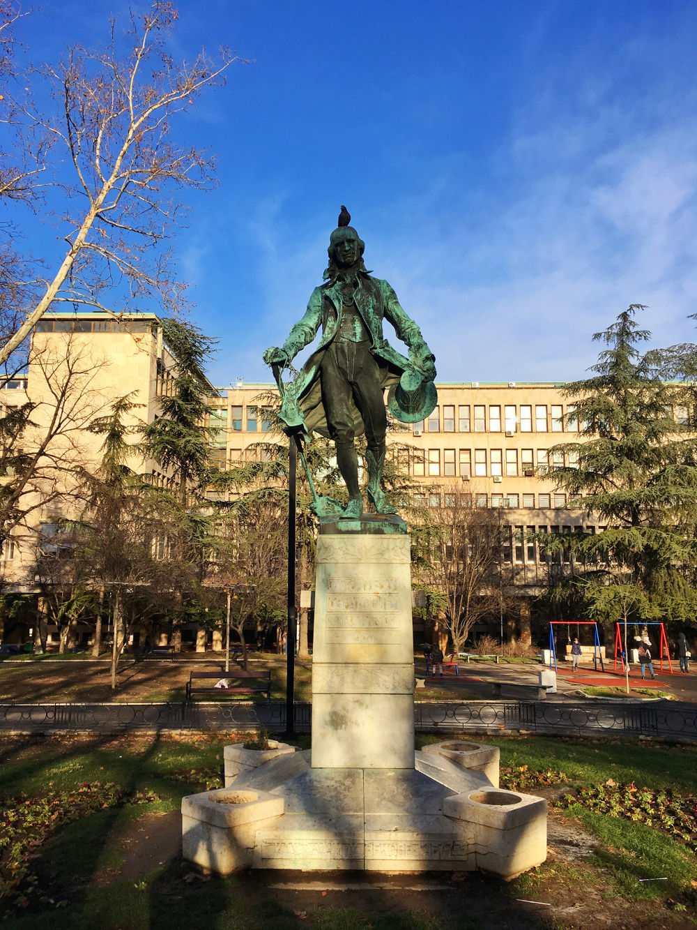 Monument to Dositej Obradović, enlightener